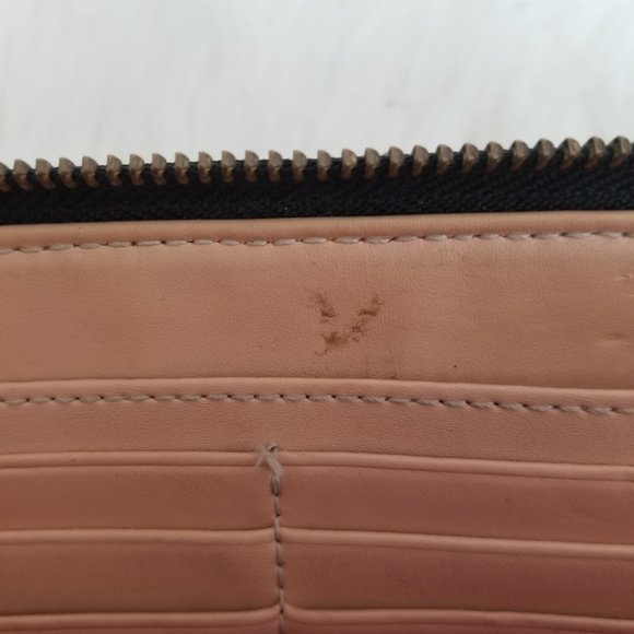 Kate Spade Large Wristlet Carryall Wallet Black Pebbled Leather Gold - Picture 12 of 13